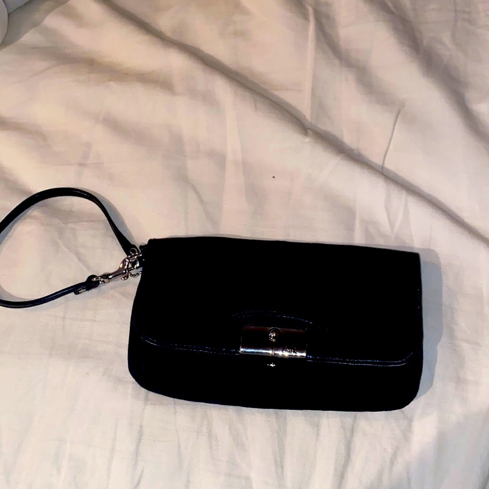 Coach wristlet/ wallet black